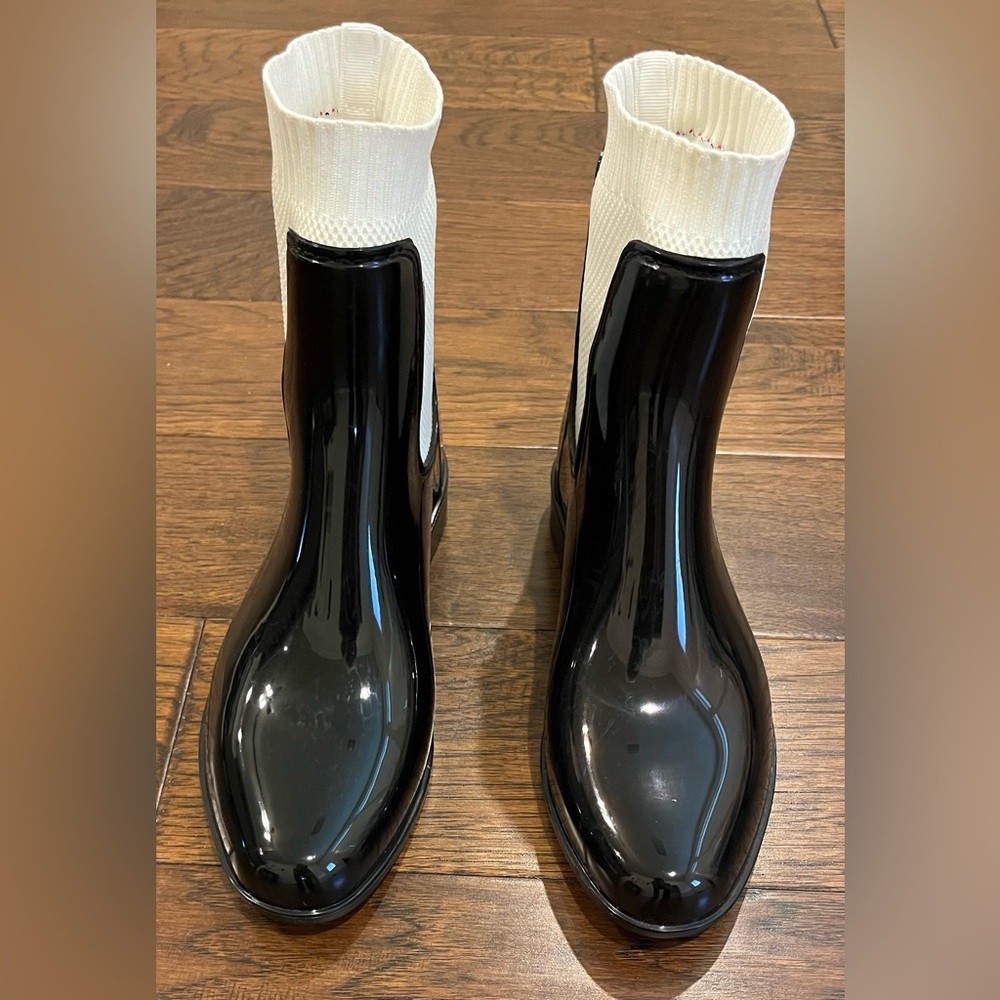 Nautica Black Rain Snow Water Resistant Booties Boots Size 9 Medium